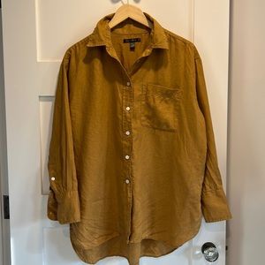 Banana republic oversized linen shirt